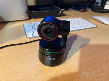 OBSBOT Tiny Webcam PTZ 4K UHD HDR Auto-Tracking IA