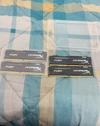 Ram dd4 hyperx fury -4 ram da 4gb