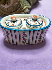 Calamaio vintage in ceramica.