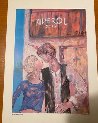 Stampa Aperol Soda Gianni Ambrogio 1996