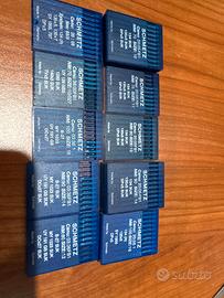 Lotto 19 scatole aghi Schmetz industriali