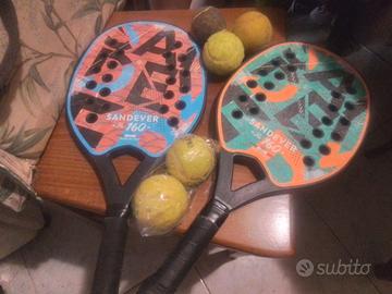 SANDEVER 160 2 RACCHETTE PADEL ORIGINALI