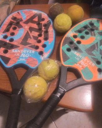 SANDEVER 160 2 RACCHETTE PADEL ORIGINALI