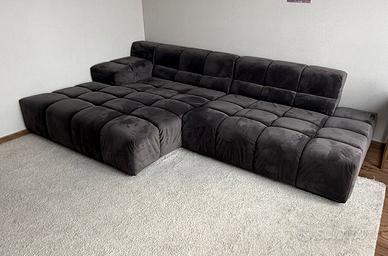 DIVANO MAXI LOUNGE GRIGIO ANTRACITE, STILE MODERNO