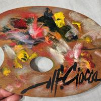 Tavolozza dipinta dal Pittore - "ALFREDO CIOCCA" -