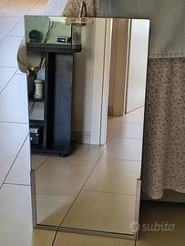 specchio con lampada per bagno