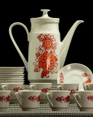 Servizio da tè e caffè vintage KAHLA anni '70 - Po