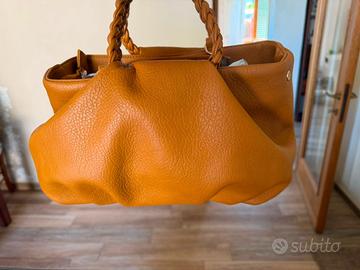 Borsa Senape con tracolla