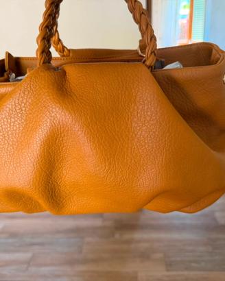 Borsa Senape con tracolla