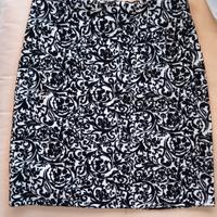 Gonna motivo floreale barocco 