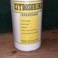 Barattolo grande LATTA CITROSODINA Tubo anni 70