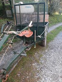carrello per motocoltivatore 