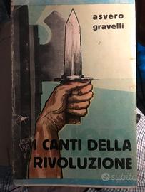 Raro volume "I Canti della Rivoluzione"