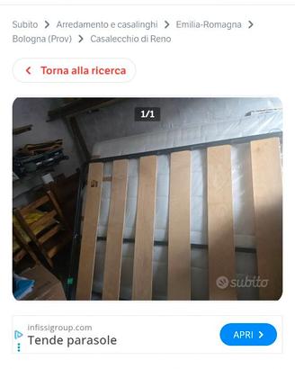 Doghe + materasso matrimoniale