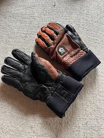 Guanti bambino cuoio e lana