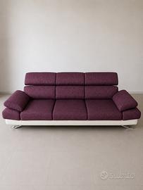 Divano poltrone sofá 240cm + pouf