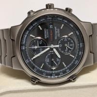 Seiko SQ100 Titanium zaffiro 7t32-6f20 crono