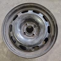 4 cerchi ferro opel corsa lancia ypsilon r16 ft203