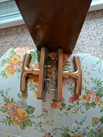 Coppia maniglie Cremonese alluminio anodizzato 