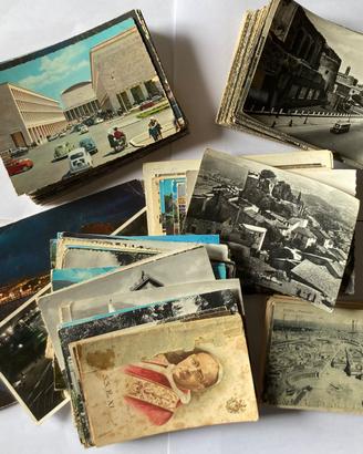 Lotto 268 cartoline vintage Roma e Lazio