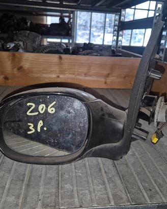 Specchietto Sinistro Per Peugeot 206 Manuale