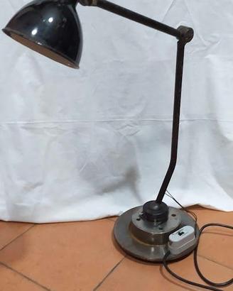 LAMPADA VINTAGE DA TAVOLO STILE JIELDE INDUSTRIALE