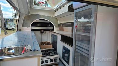 Riproduzione T1 per street food pizzeria