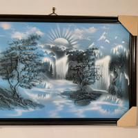 Quadro in rilievo tema natura