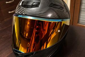 casco in carbonio hyp cone nuovo