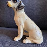 Statua in ceramica cane setter inglese