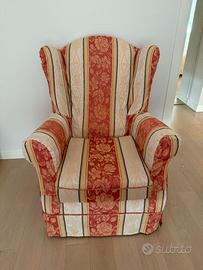 Poltrona del nonno, schienale alto