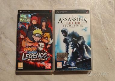 Giochi PSP: Assassin's creed bloodlines e Naruto