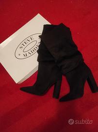 Stivali donna scamosciati tacco alto nr  39