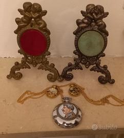 2 Porta orologi da tasca BRONZO a 40 € 