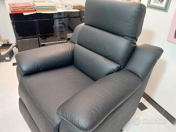 Poltrona relax elettrica nera ARENA II