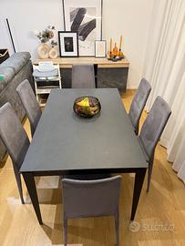 Tavolo Ingenia- Bontempi con 6 sedie