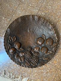 Grande Centrotavola Vintage con rilevi - 44 cm