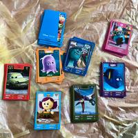 Lotto di 52 carte disney pixar + 12 doppioni