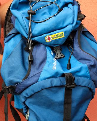 zaino trekking montagna Shivling 36 litri a rete