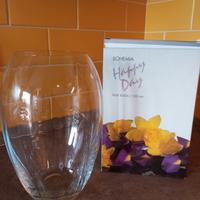 vaso in cristallo di Boemia 