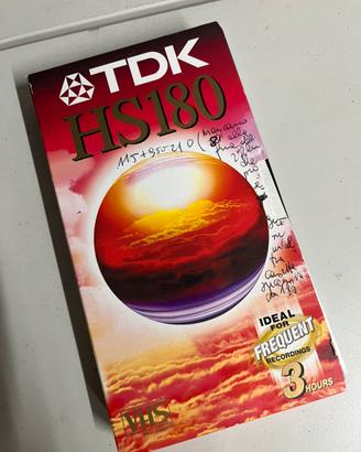 Videocassette vhs