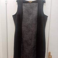 Abito Conbipel donna vestito grigio nero tubino co