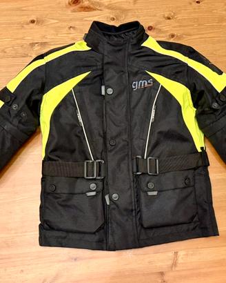 Giacca moto bambini GMS cm152 certificata AA nuova