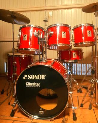 Batteria Vintage Sonor 2000 anni 80/90 Completa!