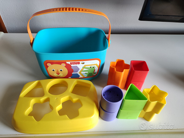 Secchiello con cercaforme Fisher Price