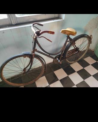 bicicletta bianchi con freni a bacchetta 