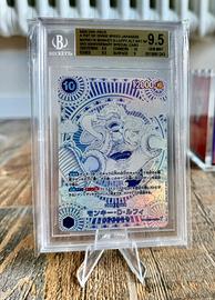 One piece Luffy silver op05-119 Bgs 9.5 jap silver