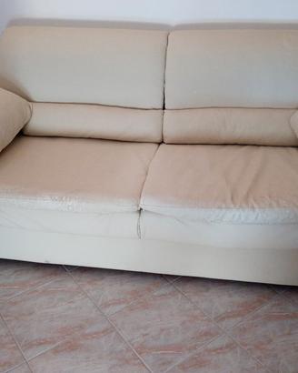Divano in pelle anni 90 sfoderabile 
