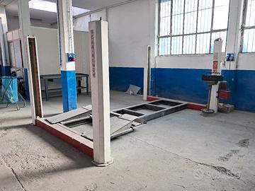 Ponte sollevatore a 4 colonne