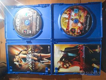 Devil May Cry 3 Ps2, tomb raider anniversary ps2